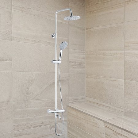 Душевая система WesnaArt Dusha DUS08-302 с термостатом Хром 