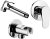 Гигиенический душ со смесителем Remer L30ES02332OL Хром 