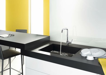 Смеситель для кухни Hansgrohe Focus M41 260 1jet 31820670 Черный матовый 