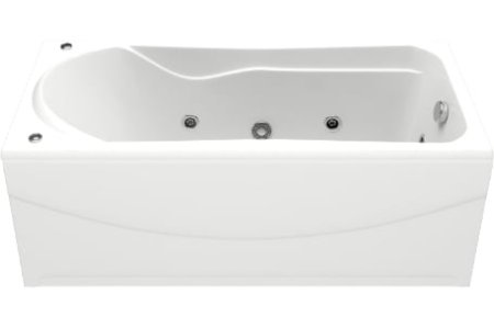 Акриловая ванна Bas Мальта 170x75 см с гидромассажем 