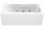 Акриловая ванна Bas Мальта 170x75 см с гидромассажем 