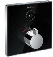 Смеситель для душа Hansgrohe ShowerSelect 15737600 с термостатом Черный Хром