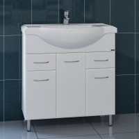 Тумба Санта Эльбрус 80 с умывальником Классик 80