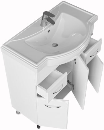 Тумба Санта Эльбрус 80 с умывальником Классик 80 