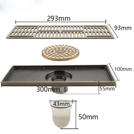 Душевой трап Gappo G83001-4 