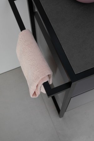 Полотенцедержатель для тумбы Allen Brau Priority 1.31007.BB Черный браш 