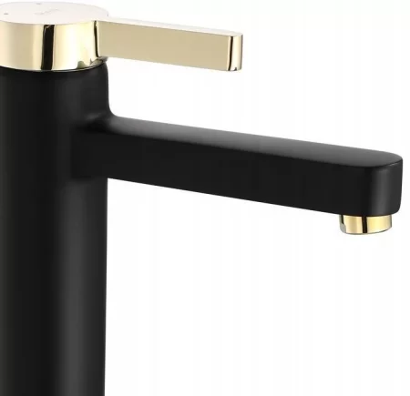 Смеситель для раковины без донного клапана Rea Polo REA-B9977 