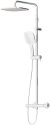 Душевая система Damixa Option DX218092000 с термостатом Хром 