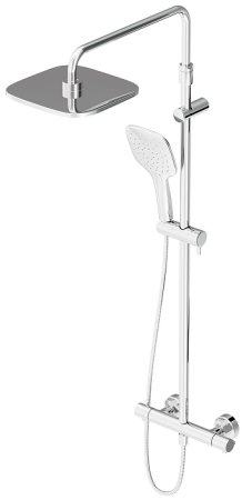 Душевая система Damixa Option DX218092000 с термостатом Хром 