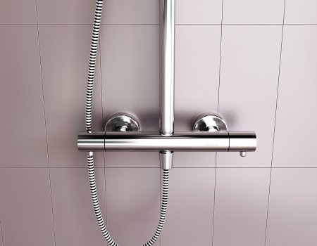 Душевая система Damixa Option DX218092000 с термостатом Хром 