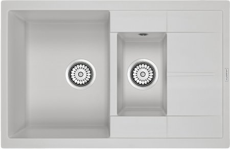 Мойка кухонная Paulmark Feste PM237850-WH белый 