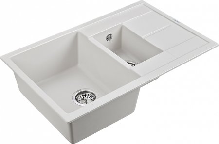 Мойка кухонная Paulmark Feste PM237850-WH белый 