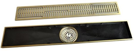 Решетка для душевого трапа Bronze de Luxe 500мм 80521BR Бронза 