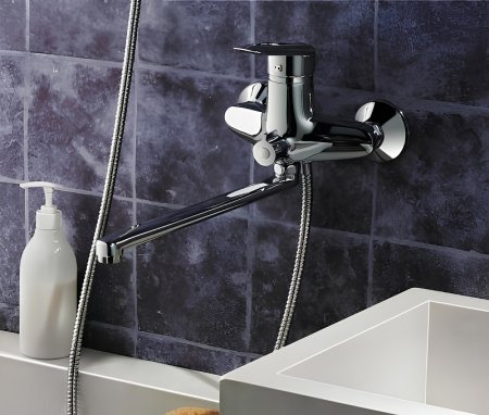 Смеситель для ванны Frap H07 F2207 универсальный Хром 