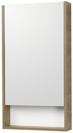 Зеркальный шкаф Aquaton Сканди 45 1A252002SDZ90 Белый Дуб рустикальный 