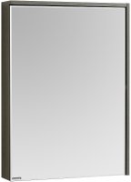 Зеркальный шкаф Aquaton Стоун 60 R 1A231502SXC80 с подсветкой Грецкий орех