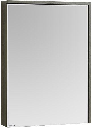 Зеркальный шкаф Aquaton Стоун 60 R 1A231502SXC80 с подсветкой Грецкий орех 