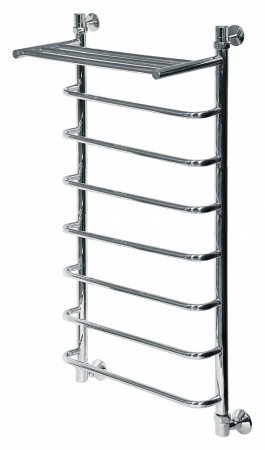Полотенцесушитель водяной Ника Quadro Л90 ВП 120/50-8 с полкой 