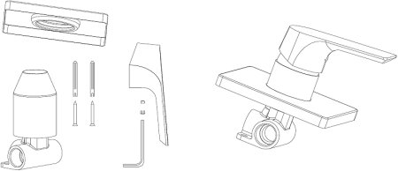 Душевая система Aquanet Static 1.12 257155 Хром 