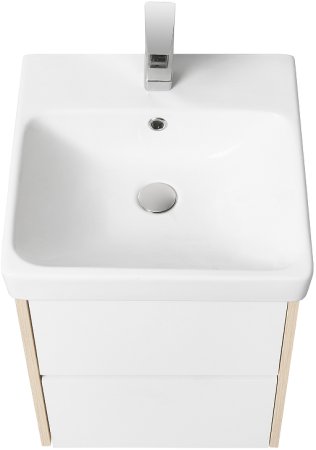 Тумба под раковину Aquaton Сканди 45 1A251601SDB20 подвесная Белый Дуб верона 
