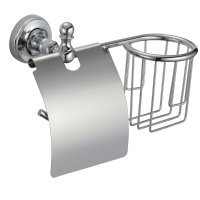 Настенный держатель для освежителя и т/бумаги с крышкой GANZER GZ-L 31031