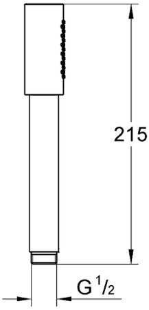 Ручной душ Grohe Sena Stick 26465000 Хром 