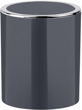 Ведро для мусора FIXSEN ROUND GRAY FX-453-6, серый 