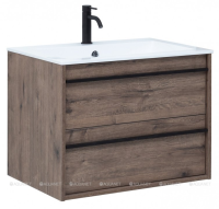 Тумба c раковиной Aquanet Lino 70 Дуб Веллингтон