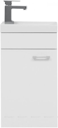 Тумба с раковиной Aquanet Нота 40 L (Moduo) белый 