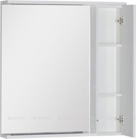 Зеркало-шкаф Aquanet Доминика 80 LED белый 