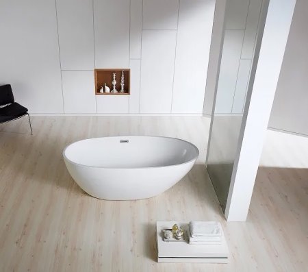 Акриловая ванна Azario Leeds 170x85 LEE17085 без гидромассажа 