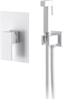 Гигиенический душ со смесителем D&K Bayern Liszt DA1515008 Белый матовый