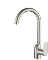 Смеситель для кухни с подключением фильтра Shevanik S368L, сатин