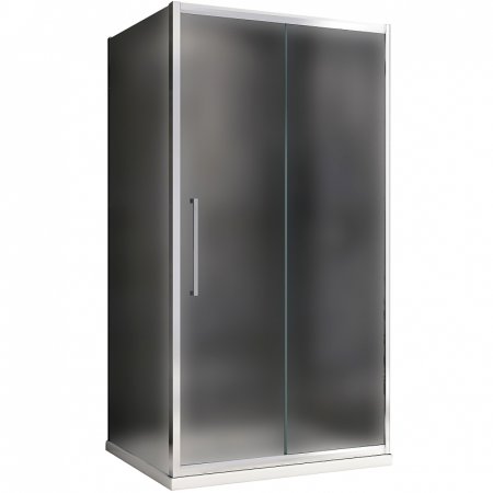 Душевой уголок Abber Schwarzer Diamant 140x90 AG30140MH-S90M профиль Хром стекло матовое 