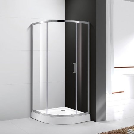 Душевой уголок Cezares Molveno R 1 100 C Cr IV стекло прозрачное 
