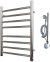 Электрический полотенцесушитель Point Аврора PN10146SE П8 400x600 левый/правый Хром 
