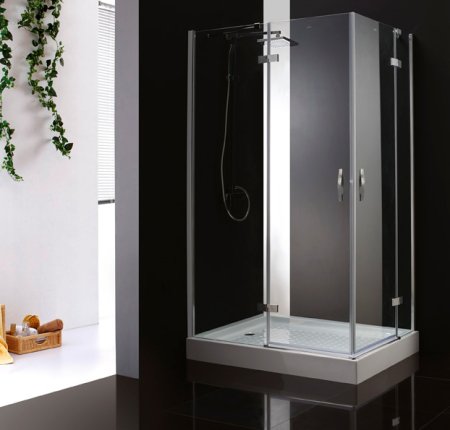 Душевой уголок Cezares Bergamo AH2 100/90 C Cr R 