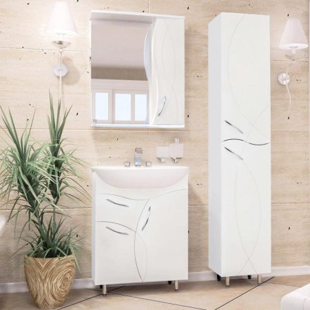 Тумба под раковину Style Line Амелия 65 Белая 