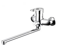 Смеситель для ванны Bravat LOOP F6124182CP-02L-RUS, хром