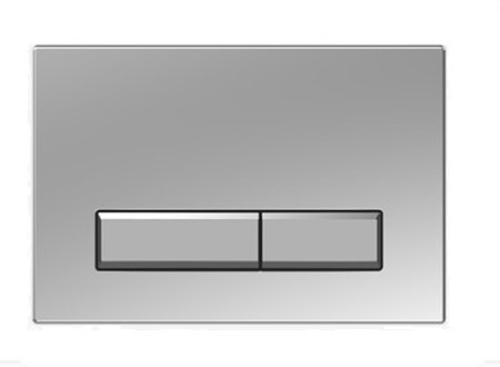 Кнопка смыва Акватек Slim KDI-0000024 хром матовый 