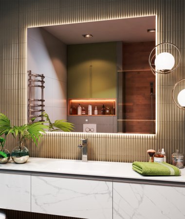 Зеркало VIGO Quadro z.QUA.120.Classic, 120 см 