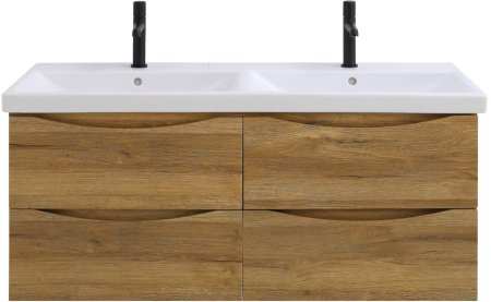 База под раковину подвесная с четырмя ящиками BelBagno MARINO-CER-1200-4C-SO-2-RR-P Rovere Rustico 