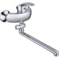 Смеситель однорычажный для ванны длинный излив 30F HAIBA CRON CN2121