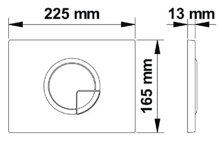 Кнопка смыва Berges Wasserhaus Novum R4 Soft Touch белая 