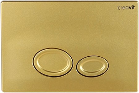 Кнопка смыва Creavit Drop GP2006.00 золото матовое 