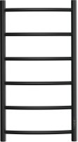 Полотенцесушитель электрический Point Афина PN04848B П6 400x800 диммер справа, черный
