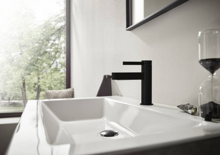 Смеситель Hansgrohe Finoris 100 76010670 для раковины, черный 