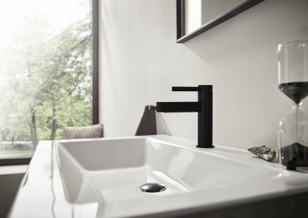 Смеситель Hansgrohe Finoris 100 76010670 для раковины, черный 