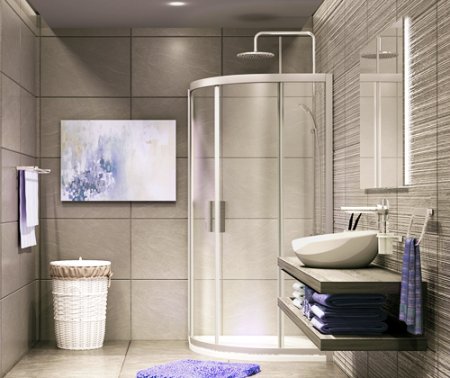 Душевой уголок WasserKRAFT Lippe 45S00, 80x80 см 