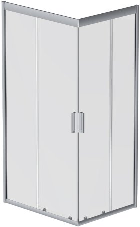 Душевой уголок AM.PM Gem 100х80 W90G-404-100280-MT профиль Хром матовый стекло прозрачное 